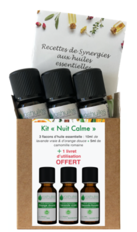 Kit "Nuit Calme" — 3 Huiles Essentielles Sommeil