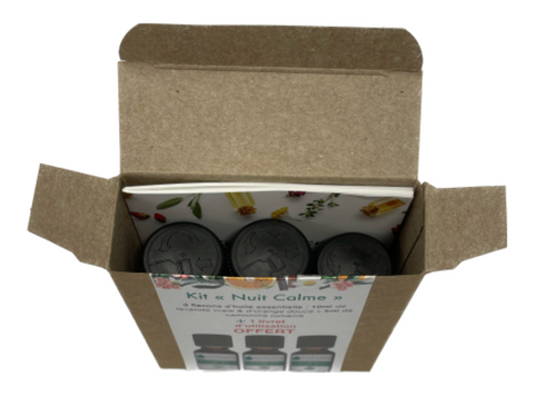 Kit "Nuit Calme" — 3 Huiles Essentielles Sommeil