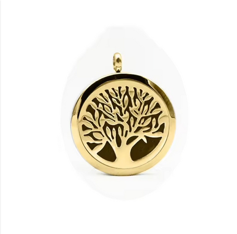 Collier Diffuseur Arbre de Vie — Bijou Aromathérapie