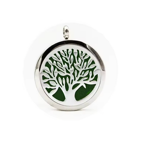 Collier Diffuseur Arbre de Vie — Bijou Aromathérapie