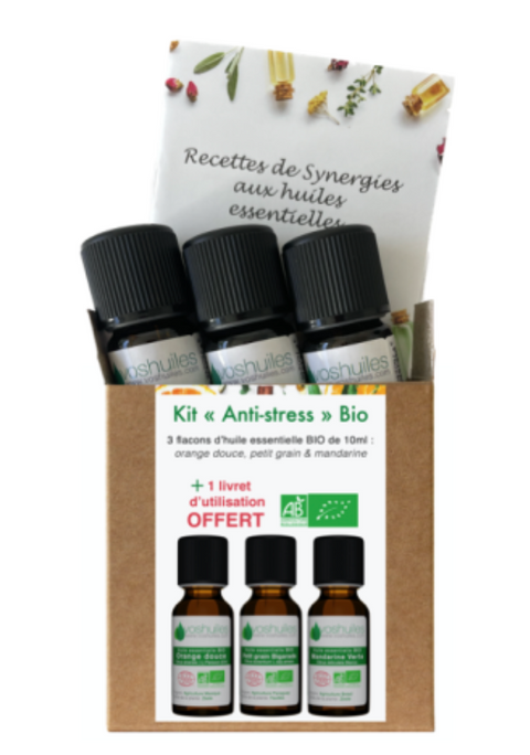 KIT ANTI-STRESS — 3 Huiles Essentielles Bio